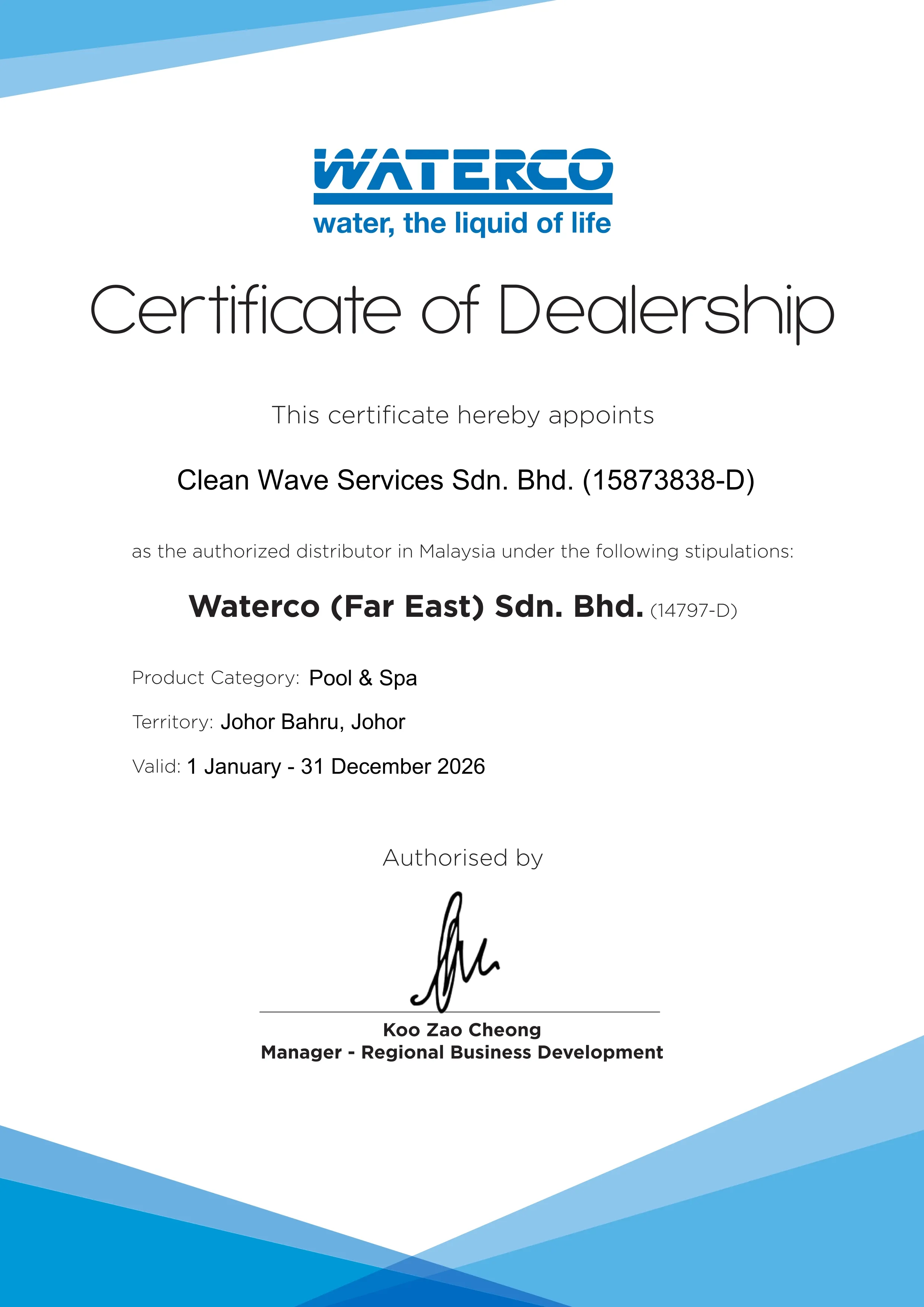 Dealership Recognition